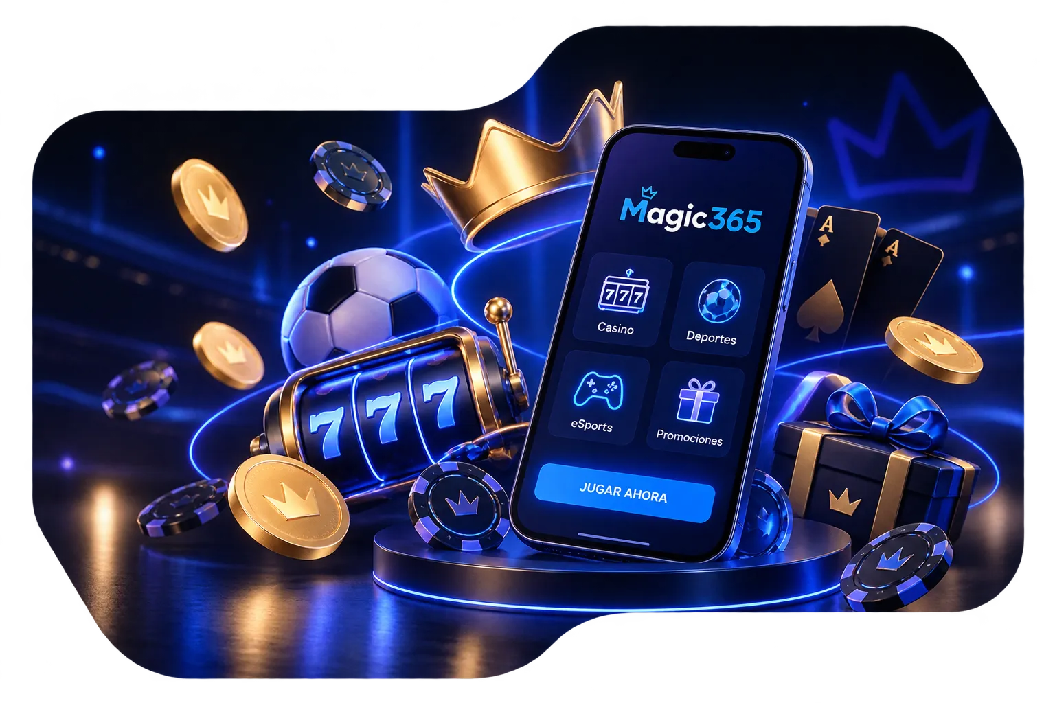 Juegos de Magic365 en la app móvil